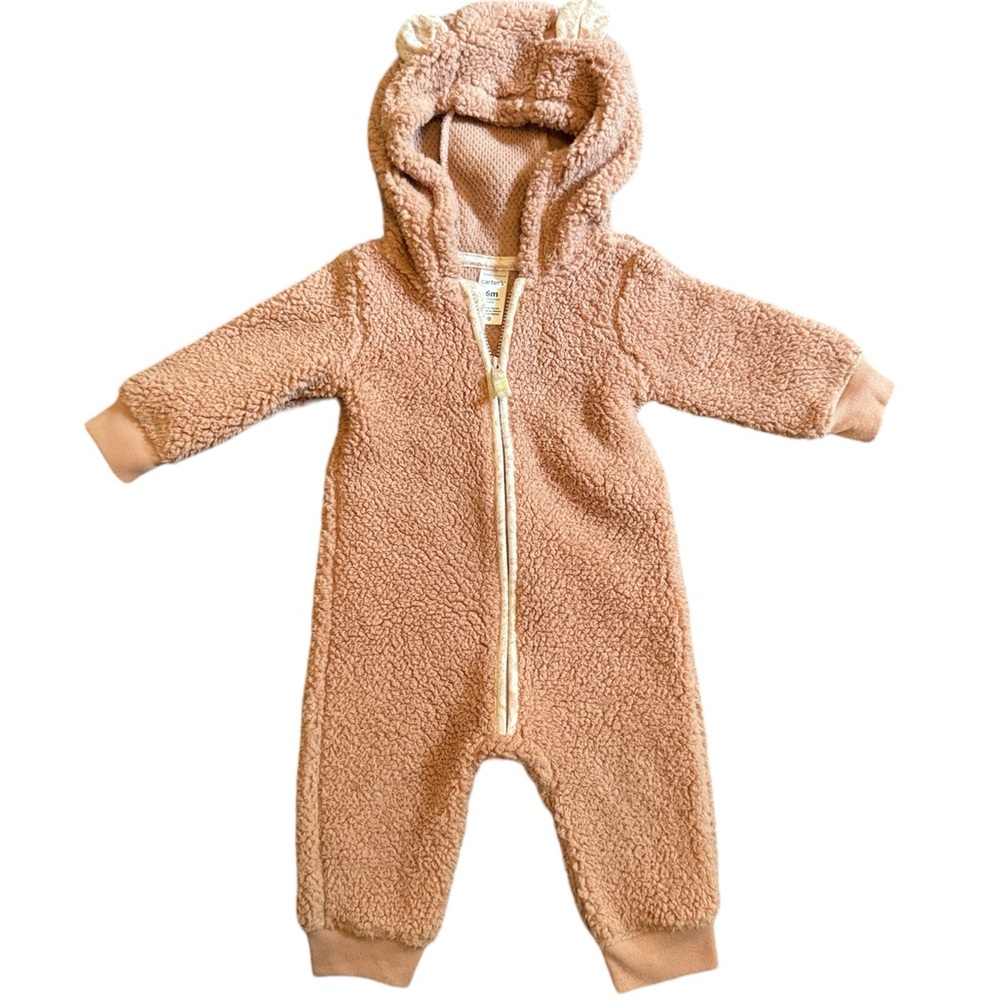 Carter’s baby girl sherpa jumpsuit